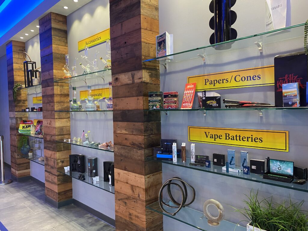 lazy river products mass dispensary interior