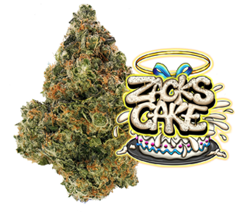 zacks cake cannabis menu logo