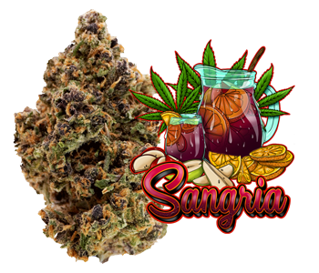 sangria menu logo cannabis flower lazy river products