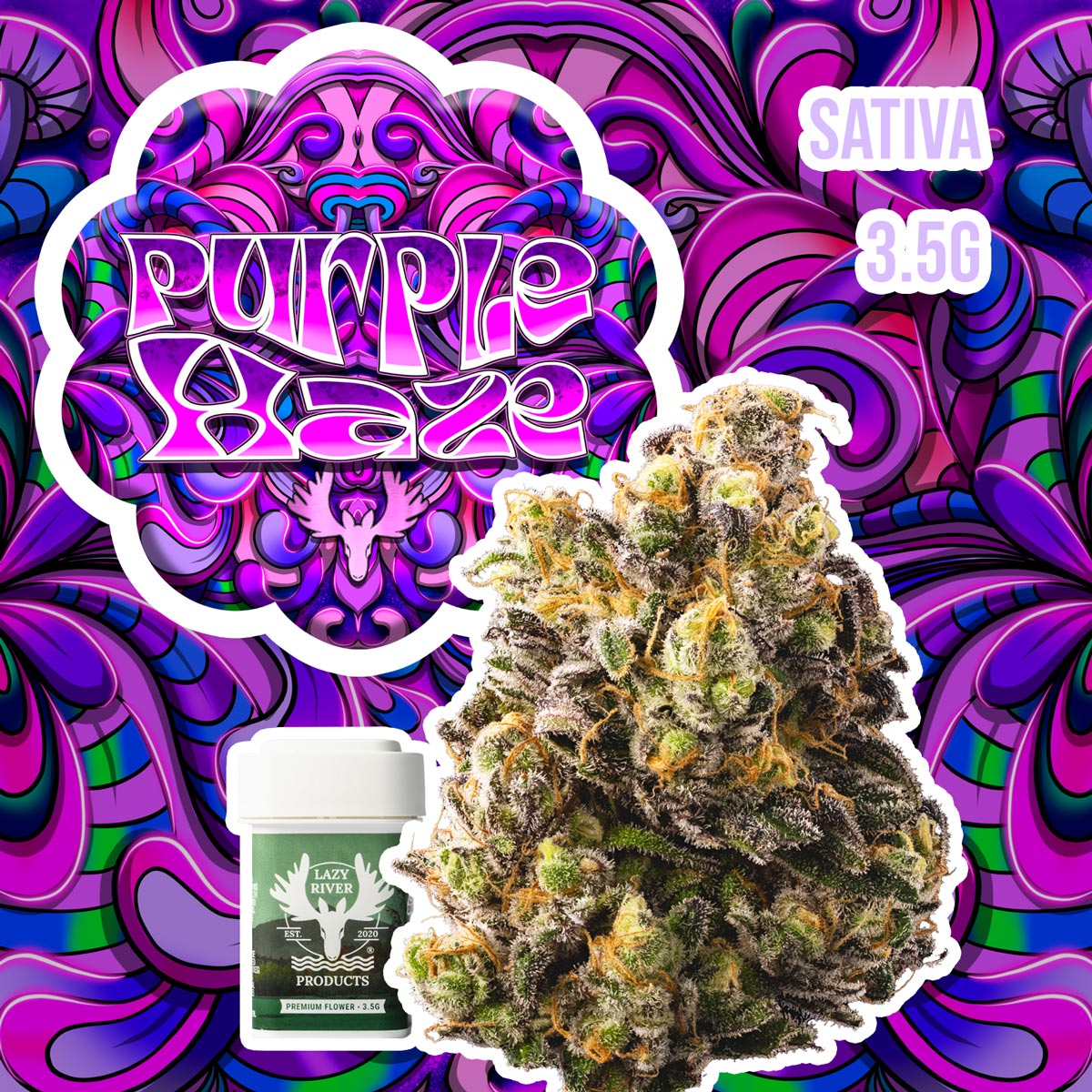 lazy-river-products-cultivars-Purple-Haze-3.5g-Artwork